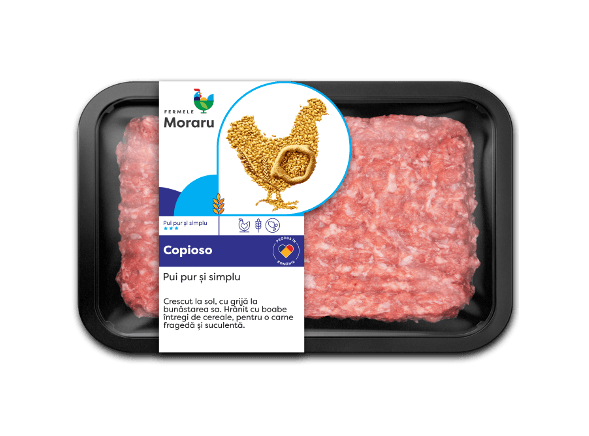 Carne tocată din pulpe de pui