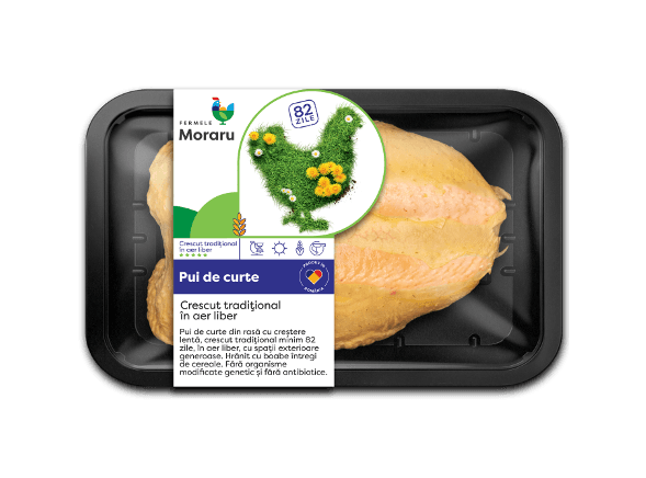 Piept de pui cu os