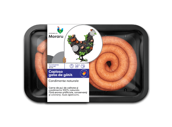 Cârnați din piept de pui