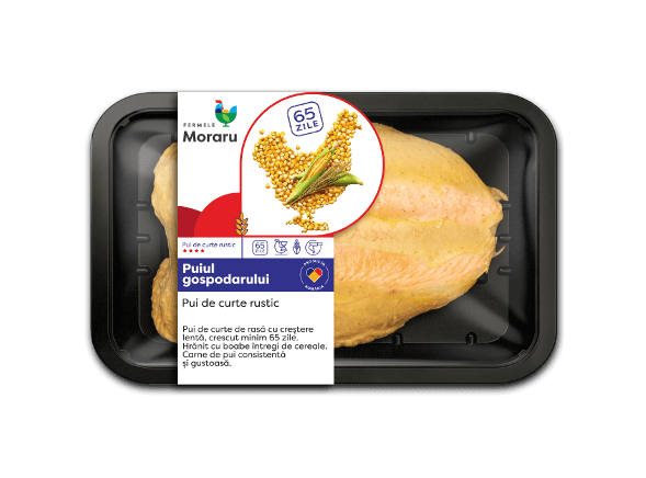 Piept de pui cu os